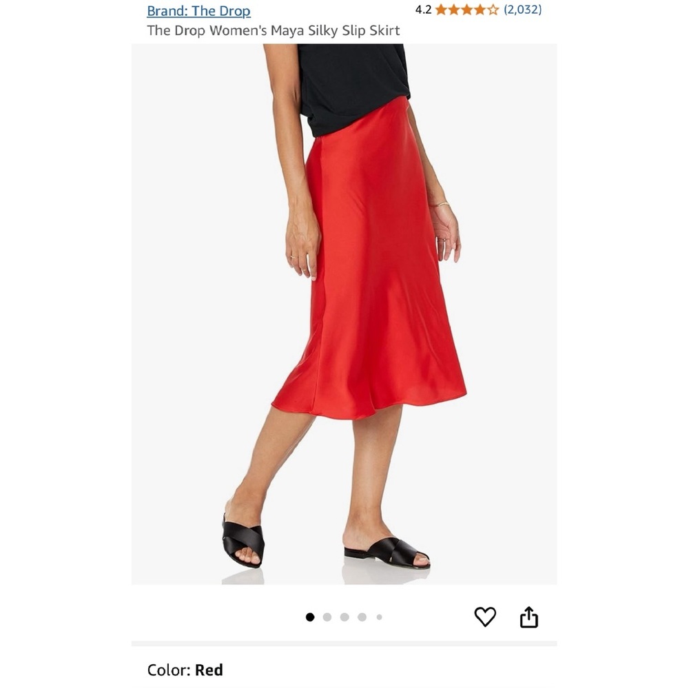 The Drop • By Amazon Midi Slip Skirt